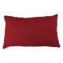 Couch cushion TALINA, with buttons, red, 20"x12"/50x30cm