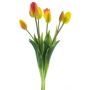 False tulip bouquet LONA, yellow-orange, 18"/45cm, Ø8"/20cm