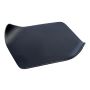 EMMELINE rectangular metal candle coaster, black, 12 x 9 cm