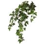 Artificial ivy hanging plant ARJANA, support stick, flame-retardant, green, 75cm