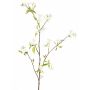 Artificial pear blossom branch CLIVE, flowers, white, 4ft/115cm