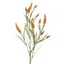 Artificial clover branch EUTIN with flowers, orange-green, 31"/80cm