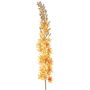 Velvety UCHANA steppe candle, yellow-gold, 110cm, Ø7cm