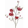False magnolia branch JACKA, fuchsia, 3ft/105cm