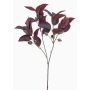 Artificial eucalyptus branch VIZIMIR with berries, burgundy, 80cm