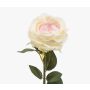 Artificial rose THYRI, cream-pink, 65cm, Ø10cm