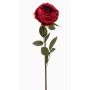 Artificial rose THYRI, red, 65 cm, Ø 10 cm