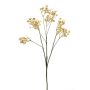 Artificial gypsophila LITAGO, dried look, beige, 70cm, Ø1.5cm