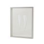 NIELAS wooden double-glazed frame, white, 35 x 27.5 x 5 cm