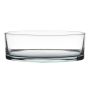Fruit bowl VERA EARTH, round, clear, 3.1"/8cm, Ø10"/25cm