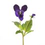 Artificial pansy MELINDA, purple, 8"/20cm, 2"x2.8"/5x7cm