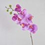Artificial Phalaenopsis orchid branch RICKY, purple, 95cm, Ø7–11cm