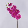 Artificial Phalaenopsis orchid branch RICKY, pink, 95 cm, Ø7–11 cm