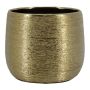 Plant pot TAMSIN, ceramic, gold, 3.9"/10cm, Ø4.7"/12cm