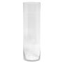 SANSA OCEAN cylindrical glass floor vase, clear, 50 cm, Ø15 cm