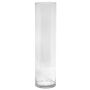 SANSA OCEAN cylindrical glass floor vase, clear, 60cm, Ø14.9cm