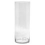 SANSA OCEAN cylindrical glass floor vase, clear, 60 cm, Ø20 cm