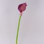 Artificial flower Calla TERESA, violet, 28"/70cm, 3.9"x7"/10x18cm