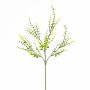 Plastic eucalyptus branch SERAFIN, green, 24"/60cm