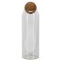 SEGGY storage jar with cork ball, clear, 29 cm, Ø 9 cm