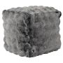 SVAVA teddy stool, bubble design, grey, 40x40x45cm