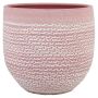 DOMANO ceramic pot, speckled, pink, 32 cm, Ø35 cm