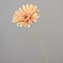 Artificial Gerbera VIRGINIA, cream-pink, 22"/55cm, Ø 4.3"/11cm