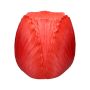 Tulip-shaped side table MOLANI, red, 18"/45cm, Ø18"/46.5cm