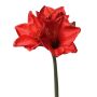 Artificial flower amaryllis BENITA, red, 22"/55cm, Ø 3.9"/10cm