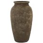 SENTIF textured ceramic vase, grey, 50cm, Ø26cm