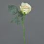 Artificial rose ELLI, cream-pink, 12"/30cm, Ø 2.4"/6cm