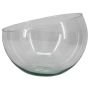 NELLY OCEAN glass bowl, recycled, clear, 18cm, Ø23cm