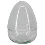 SENUEL glass dome, recycled, transparent, 21.5 cm, Ø15.8 cm