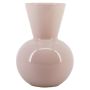 VANTRA glass flower vase, pale pink, 30 cm, Ø21 cm