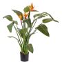 Artificial flower Strelitzia DALILA, orange-purple, 4ft/110cm, 6.7"x8.7"/17x22cm