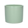 Plant pot FERDINANTA with pattern, ceramic, mat mint green, 4.8"/12.3cm, Ø5.3"/13.5cm