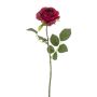 BRUNETTE artificial rose, fuchsia, 70 cm, Ø11 cm