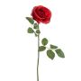 BRUNETTE artificial rose, red, 70 cm, Ø 11 cm