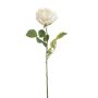 BRUNETTE artificial rose, white, 70 cm, Ø 11 cm