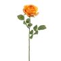 BRUNETTE artificial rose, orange, 70cm, Ø11cm