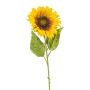 Artificial flower Sunflower NERKIN, yellow, 26"/65cm, Ø5.1"/13cm