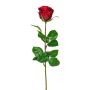 Artificial flower Rose NORLAN, red, 28"/70cm