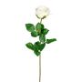 Artificial flower Rose NORLAN, cream, 28"/70cm