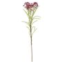 Artificial wax flower branch MEDEA, fuchsia, 80 cm, Ø6 cm