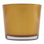 Glass planter ALENA METALLIC, metallic gold, 4.3"/11cm, Ø4.5"/11.5cm