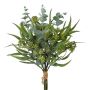 Artificial eucalyptus bunch TELMONY, fruit, green, 18"/45cm