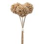 Artificial bunch of alliums DUNZA, metallic gold, 10"/26cm