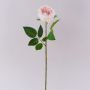 MARNUK artificial rose, cream-pink, 60cm, Ø9cm