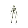 Halloween figure small skeleton WENDELIN covered with moss, 16"/40cm