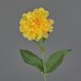 Decorative flower Dahlia FLEMOR, yellow, 22"/55cm